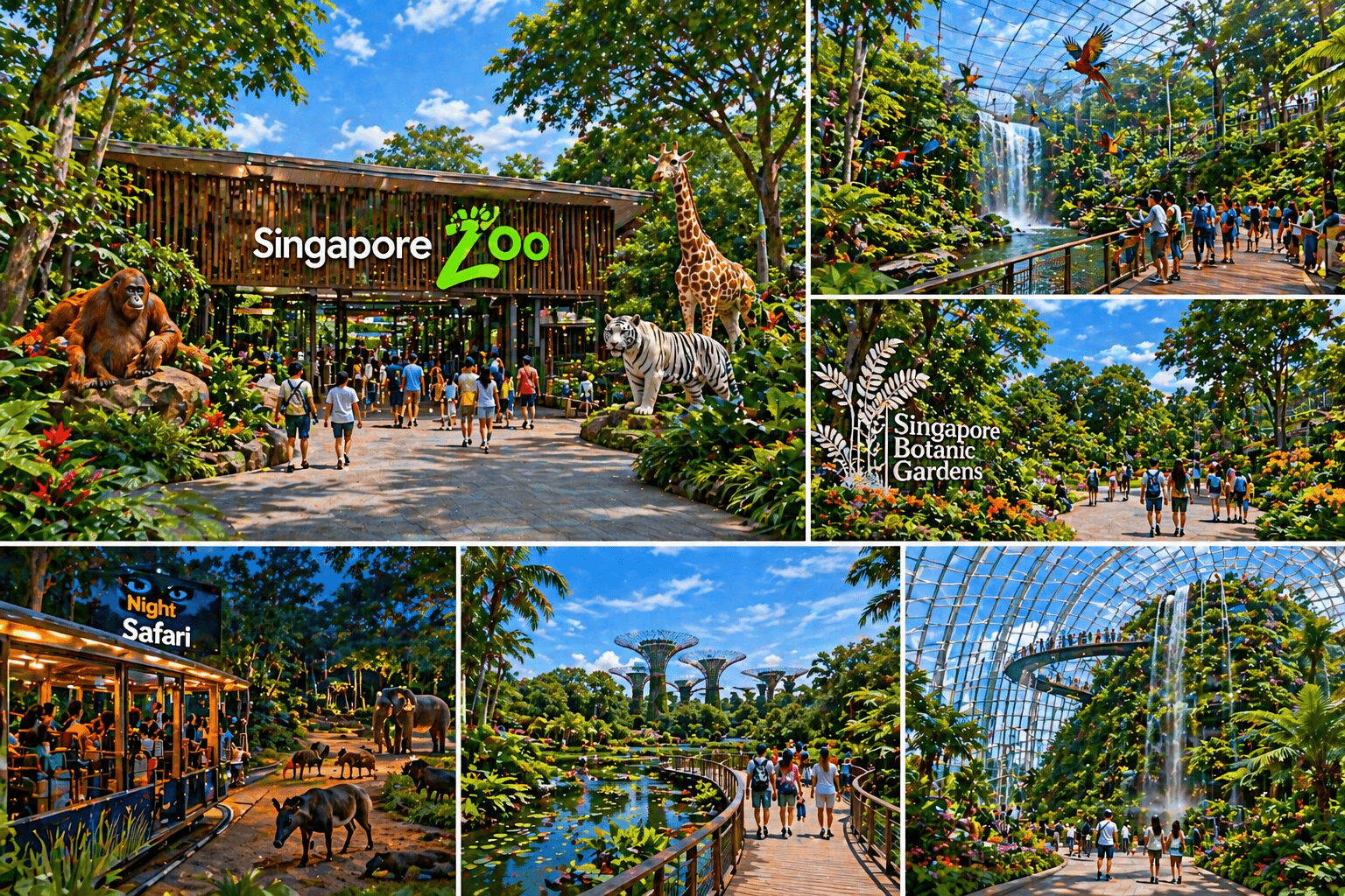 Singapore itinerary 5 days day 3 wildlife and nature with zoo safari tropical gardens and animals experience