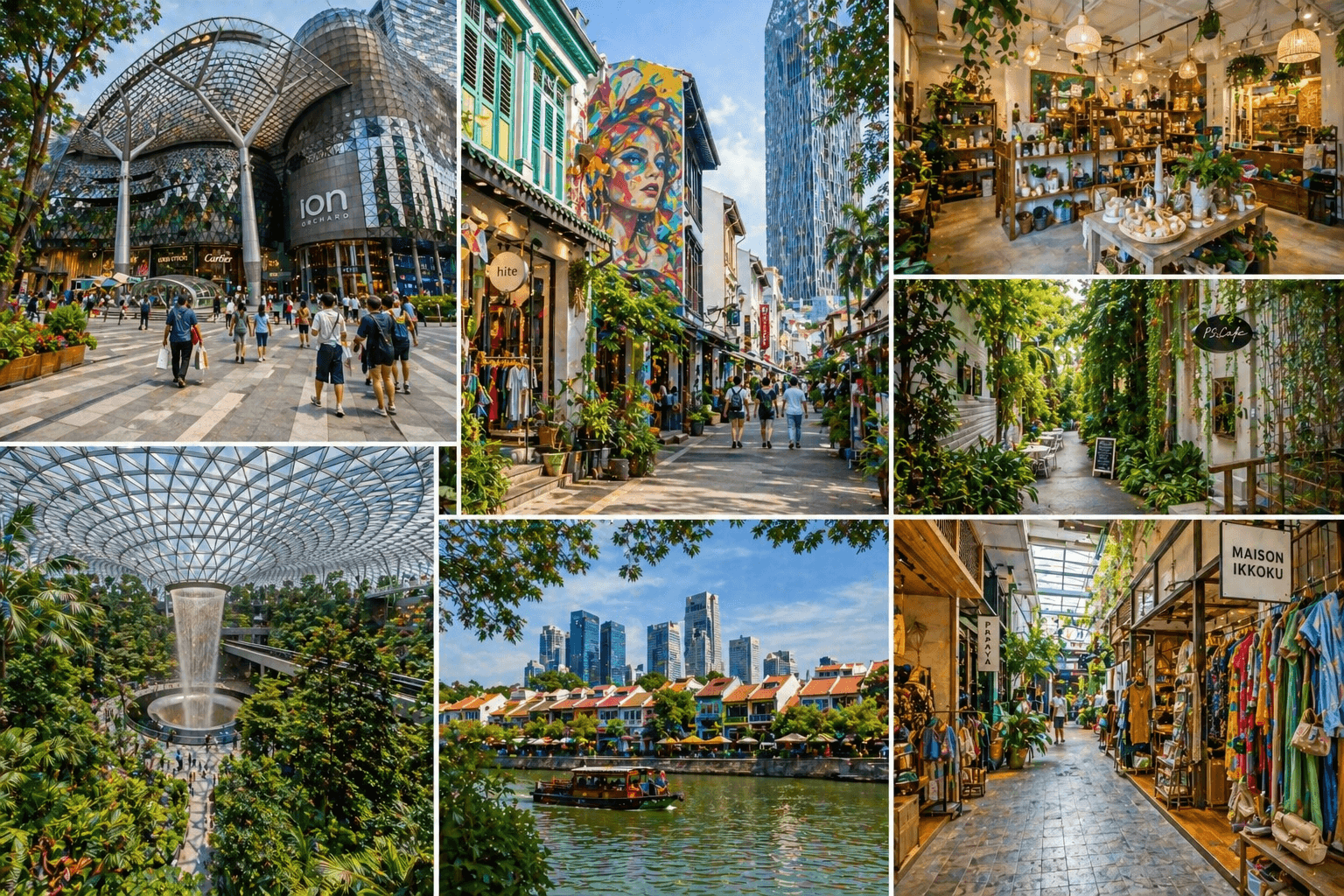 Singapore itinerary 5 days day 5 shopping and hidden gems with Orchard Road boutiques local streets and unique spots